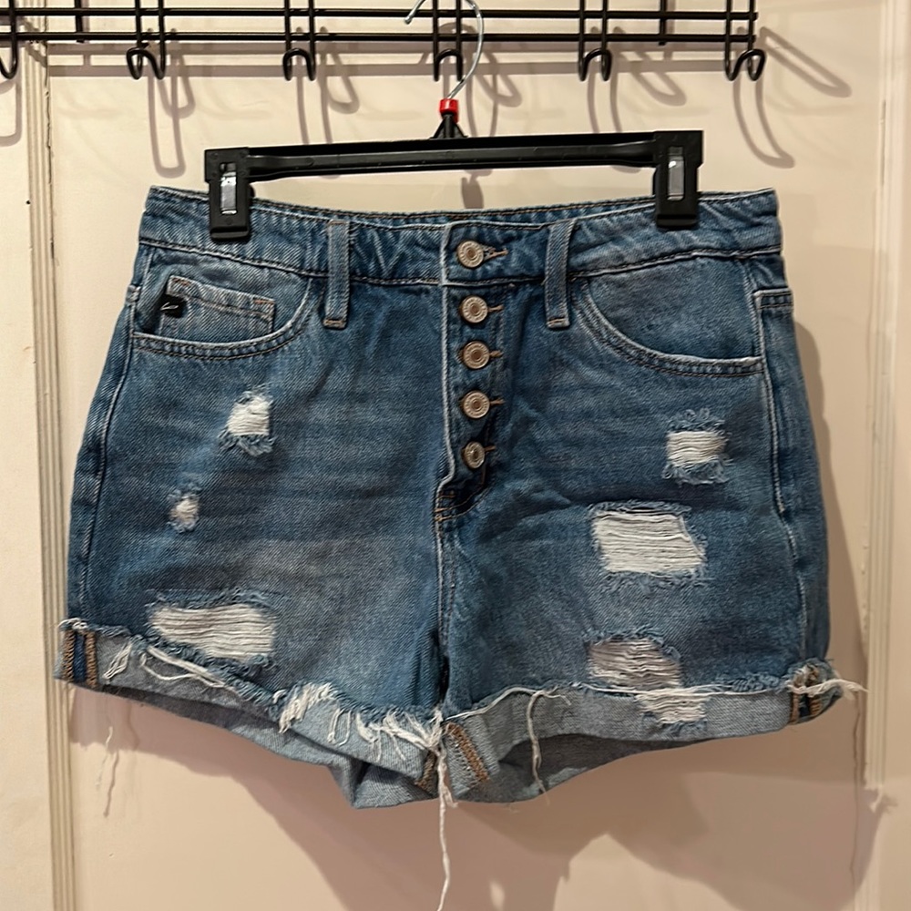 High waisted Kancan shorts size 27
